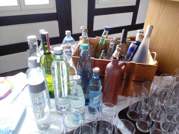 Mineralwasser Tasting 2.08.21